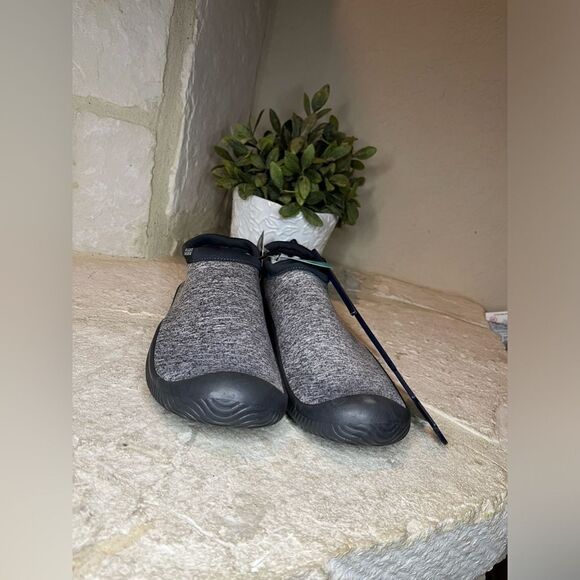 Rugged Shark Unisex Surf Moc Water Shoe w/Aqua Flo Drainage Ports grey sz 9 - Picture 3 of 5